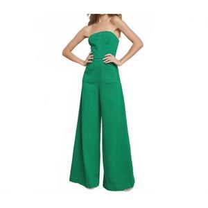 NEW WISTERIA LANE off-shoulder style jumpsuit in green